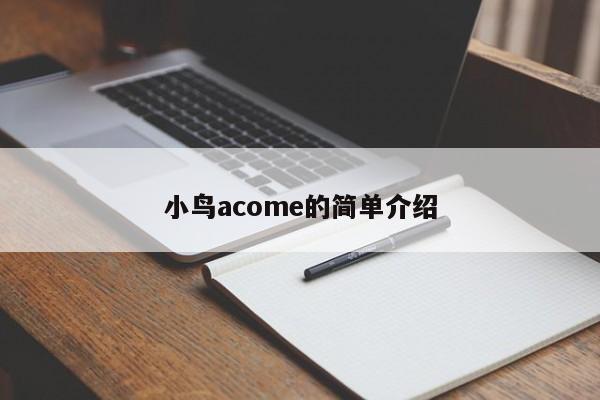 小鸟acome的简单介绍