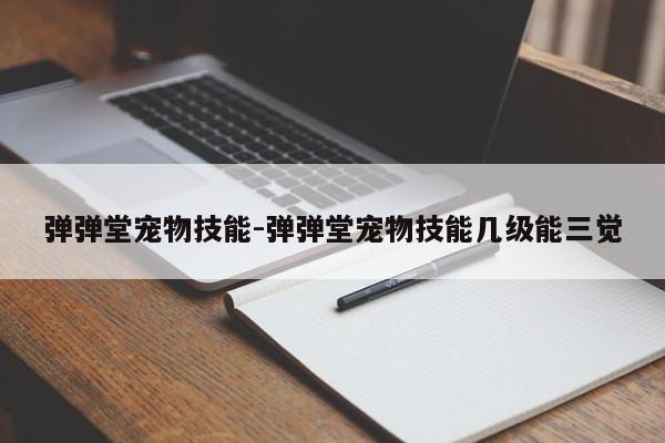 弹弹堂宠物技能-弹弹堂宠物技能几级能三觉